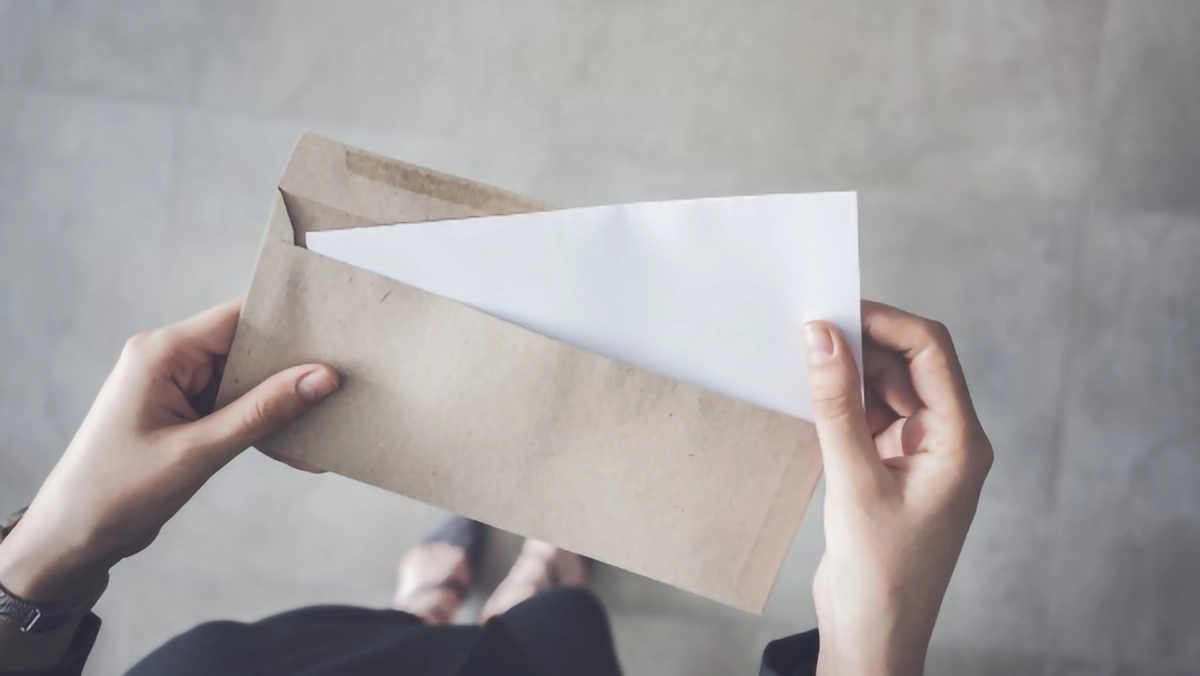 Image of a patient with a referral letter